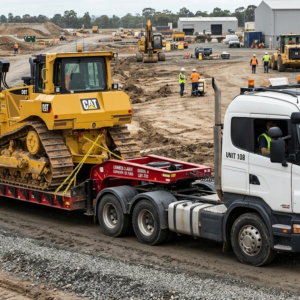 10-Wheeler Tractor Head with Lowbed Trailer
